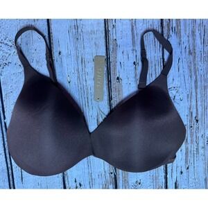 Skims Wireless Form Push Up Plunge Bra BR-WRL-1891 Cocoa Brown Size‎ 36DD NWT